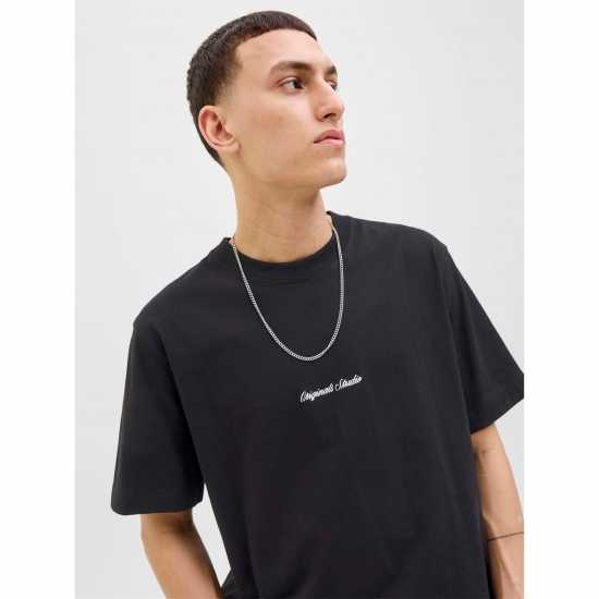 Мъжка Риза Jack And Jones Norrebro T-Shirt Mens Black Мъжка Риза Jack And Jones Norrebro T-Shirt Mens Black