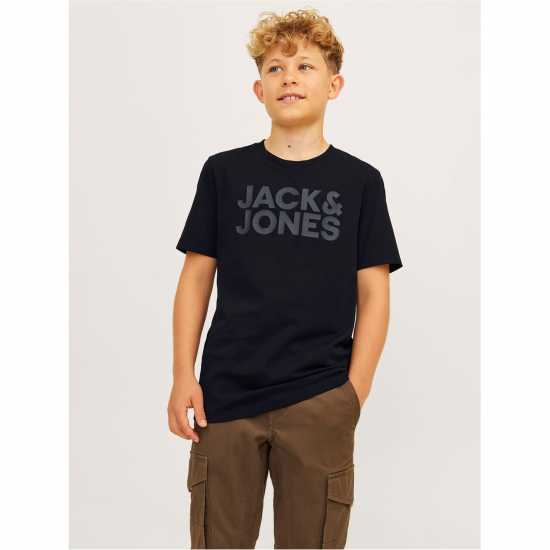 Тениска С Лого Jack And Jones Corp Logo Tee Jn62 Black 