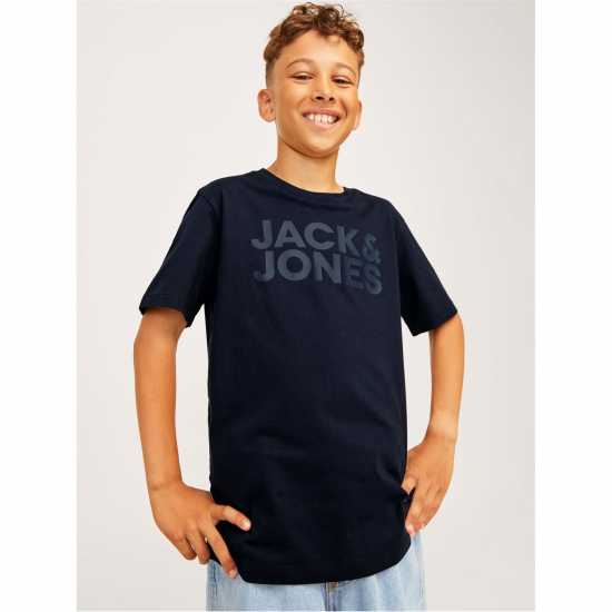 Тениска С Лого Jack And Jones Corp Logo Tee Jn62 Navy Blazer 