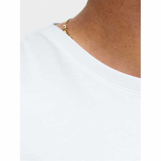 Мъжка Риза Jack And Jones Logo T-Shirt Mens Plus Size Cloud Dancer 