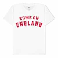 Awd Junior Football England Inspired Printed Tees Come on Eng 