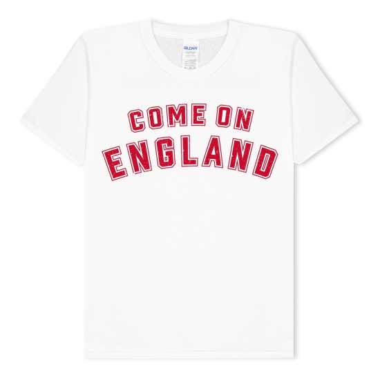 Awd Junior Football England Inspired Printed Tees Come on Eng 