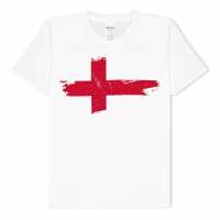 Awd Junior Football England Inspired Printed Tees Eng Flag 