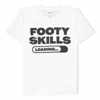 Awd Junior Football England Inspired Printed Tees Footy Skills 