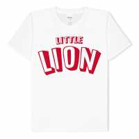 Awd Junior Football England Inspired Printed Tees Little Lion 