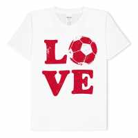 Awd Junior Football England Inspired Printed Tees Love 