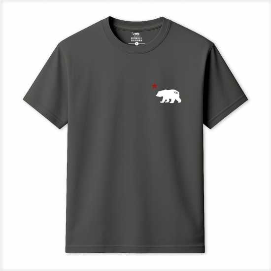 Republic Of California Cali Bear T Sn99 Charcoal 