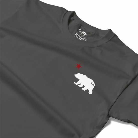Republic Of California Cali Bear T Sn99 Charcoal 