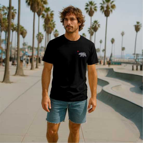 Republic Of California Cali Bear T Sn99 Black Republic Of California Cali Bear T Sn99 Black