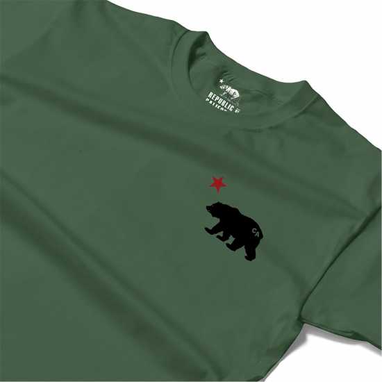 Republic Of California Cali Bear T Sn99 Military Green 