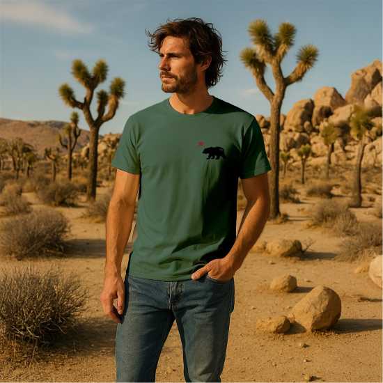 Republic Of California Cali Bear T Sn99 Military Green 