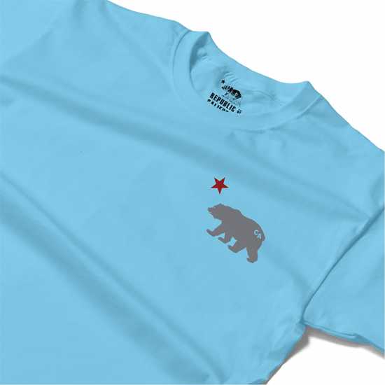 Republic Of California Cali Bear T Sn99 Sky Blue Republic Of California Cali Bear T Sn99 Sky Blue