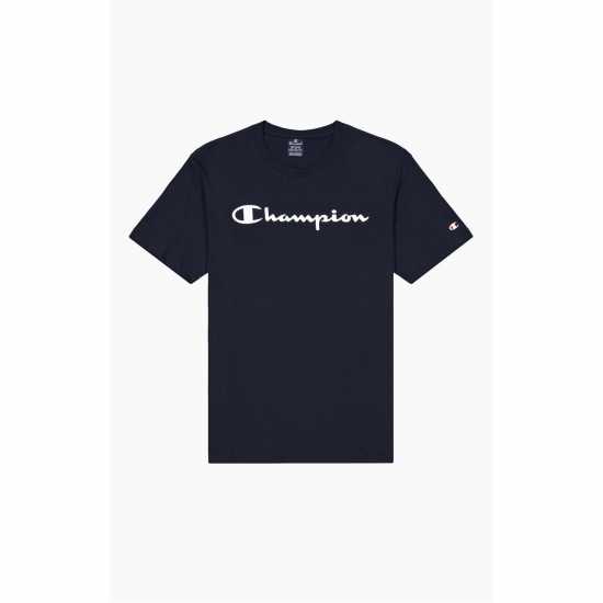 Champion Мъжка Риза Logo T-Shirt Mens Navy BS501 Мъжки ризи