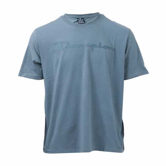 Champion Мъжка Риза Logo T-Shirt Mens Grey Мъжки ризи