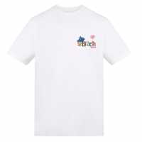 Character Disney Printed Adult Valentines Day Tee Stitch 