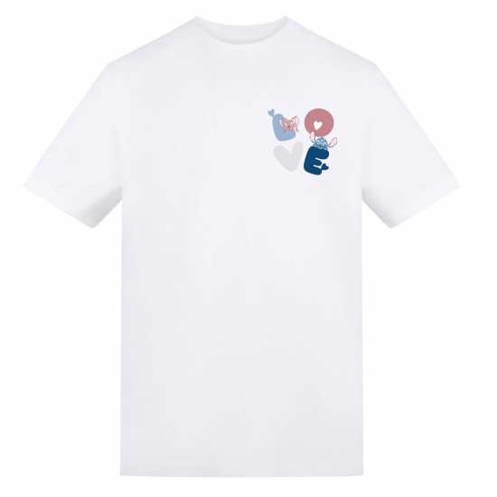 Character Disney Printed Adult Valentines Day Tee Love 