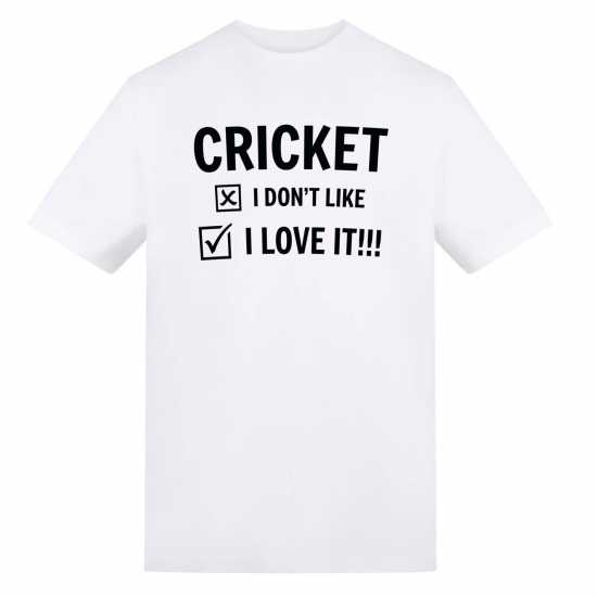 Awd Printed Cricket Adults Tee Cricket, I Love It Awd Printed Cricket Adults Tee Cricket, I Love It