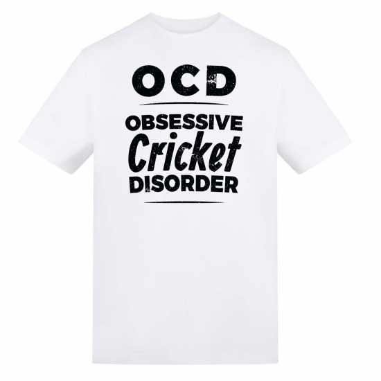 Awd Printed Cricket Adults Tee Obsessive Cricket Disorder Awd Printed Cricket Adults Tee Obsessive Cricket Disorder