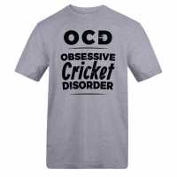 Awd Printed Cricket Adults Tee Obsessive Cricket Disorder Awd Printed Cricket Adults Tee Obsessive Cricket Disorder
