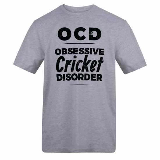 Awd Printed Cricket Adults Tee Obsessive Cricket Disorder Awd Printed Cricket Adults Tee Obsessive Cricket Disorder