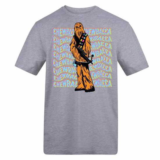 Character Disney Star Wars Printed Adult Tee Chewbacca 