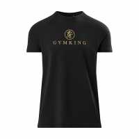 Gym King Gym King Pro Tee  Black/Gold 