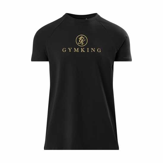 Gym King Gym King Pro Tee  Black/Gold 