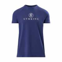 Gym King Gym King Pro Tee  Oxford Blue 