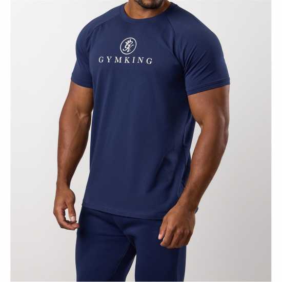 Gym King Gym King Pro Tee  Oxford Blue 