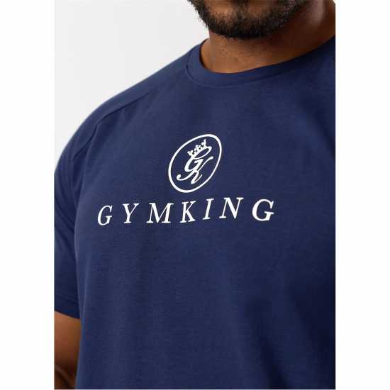 Gym King Gym King Pro Tee  Oxford Blue 