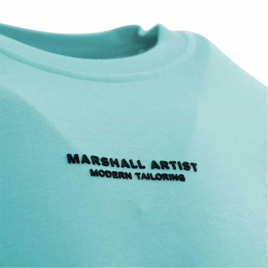 Marshall Artist Marshall Injctn Ss T Sn99 Cyan Мъжки ризи