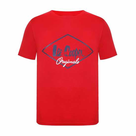 Мъжки тениски и фланелки Lee Cooper Мъжка Тениска Cooper Logo T Shirt Mens Червено Lee Cooper Мъжка Тениска Cooper Logo T Shirt Mens Червено Мъжки тениски и фланелки