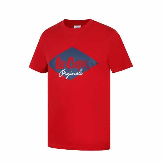 Мъжки тениски и фланелки Lee Cooper Мъжка Тениска Cooper Logo T Shirt Mens Червено Lee Cooper Мъжка Тениска Cooper Logo T Shirt Mens Червено Мъжки тениски и фланелки