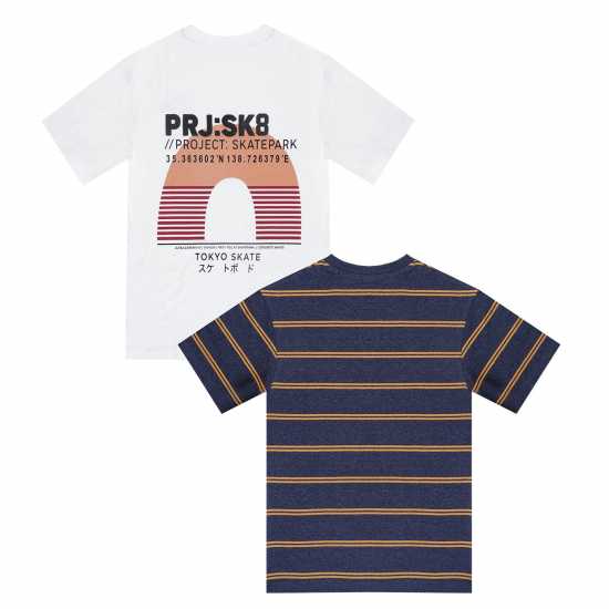 Firetrap 2 Pack T-Shirts Juniors  Детски тениски и фланелки