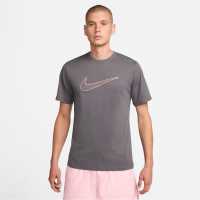 Nike Мъжка Тениска Къс Ръкав Sportswear Short Sleeve Top Mens Iron Grey Мъжки ризи