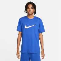 Nike Мъжка Тениска Къс Ръкав Sportswear Short Sleeve Top Mens Royal Blue Мъжки ризи