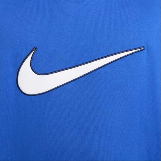 Nike Мъжка Тениска Къс Ръкав Sportswear Short Sleeve Top Mens Royal Blue Мъжки ризи