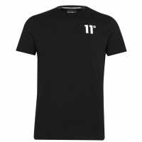 Тениска 11 Degrees T Shirt Black Мъжки тениски и фланелки