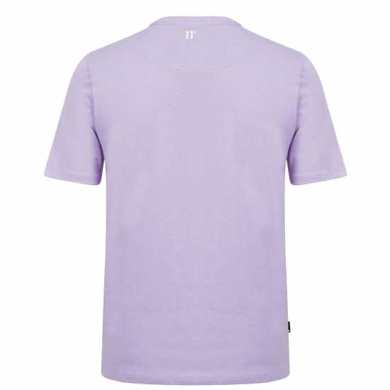 Тениска 11 Degrees T Shirt Pastel Lilac Мъжки тениски и фланелки
