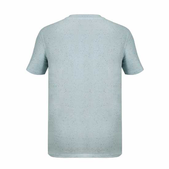 Soulcal Тениска Textured Flecked T Shirt Sky Blue Мъжки ризи