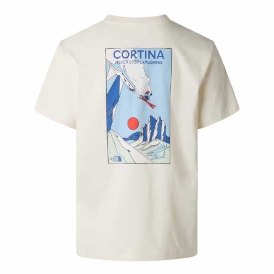 Мъжка Риза The North Face Tnf Mountain Celebration T-Shirt Mens White Dune Мъжка Риза The North Face Tnf Mountain Celebration T-Shirt Mens White Dune