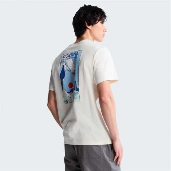 Мъжка Риза The North Face Tnf Mountain Celebration T-Shirt Mens White Dune Мъжка Риза The North Face Tnf Mountain Celebration T-Shirt Mens White Dune