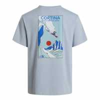 Мъжка Риза The North Face Tnf Mountain Celebration T-Shirt Mens Frost Grey 