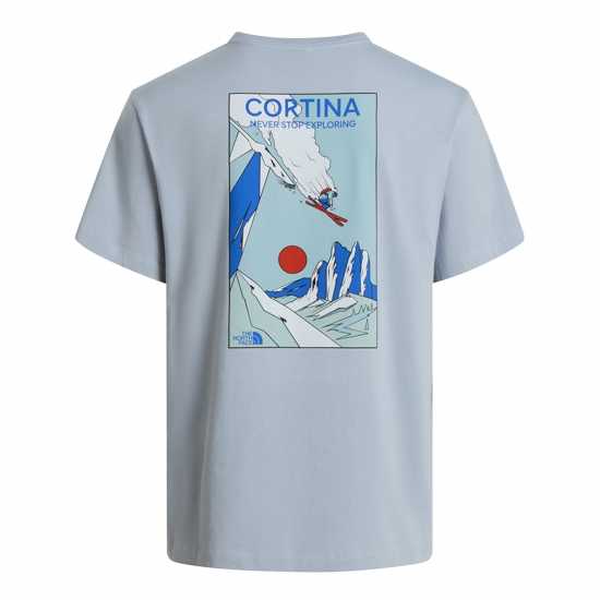 Мъжка Риза The North Face Tnf Mountain Celebration T-Shirt Mens Frost Grey Мъжка Риза The North Face Tnf Mountain Celebration T-Shirt Mens Frost Grey