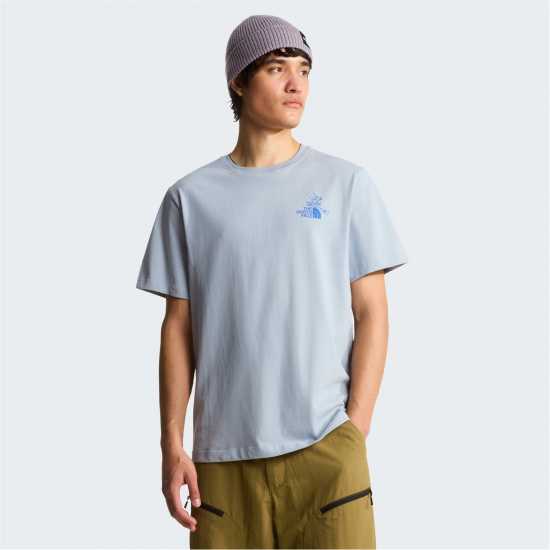 Мъжка Риза The North Face Tnf Mountain Celebration T-Shirt Mens Frost Grey Мъжка Риза The North Face Tnf Mountain Celebration T-Shirt Mens Frost Grey
