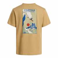 Мъжка Риза The North Face Tnf Mountain Celebration T-Shirt Mens Khaki Stone 