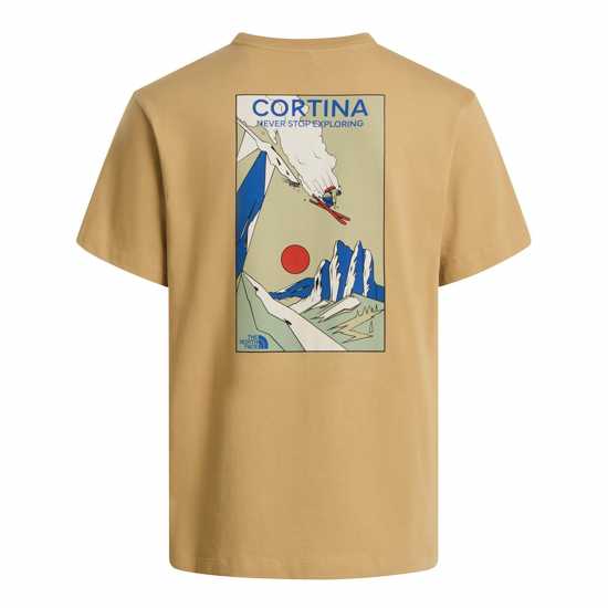 Мъжка Риза The North Face Tnf Mountain Celebration T-Shirt Mens Khaki Stone Мъжка Риза The North Face Tnf Mountain Celebration T-Shirt Mens Khaki Stone