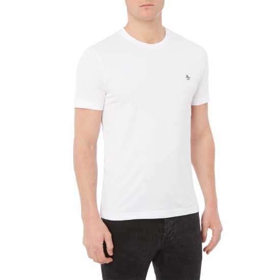 Original Penguin Тениска Short Sleeve Crew Neck T Shirt White Мъжки тениски и фланелки