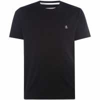 Original Penguin Тениска Short Sleeve Crew Neck T Shirt Black Мъжки тениски и фланелки