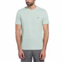 Original Penguin Pin Point Embroidered T-Shirt Silt Green 330 Tshirts under 20